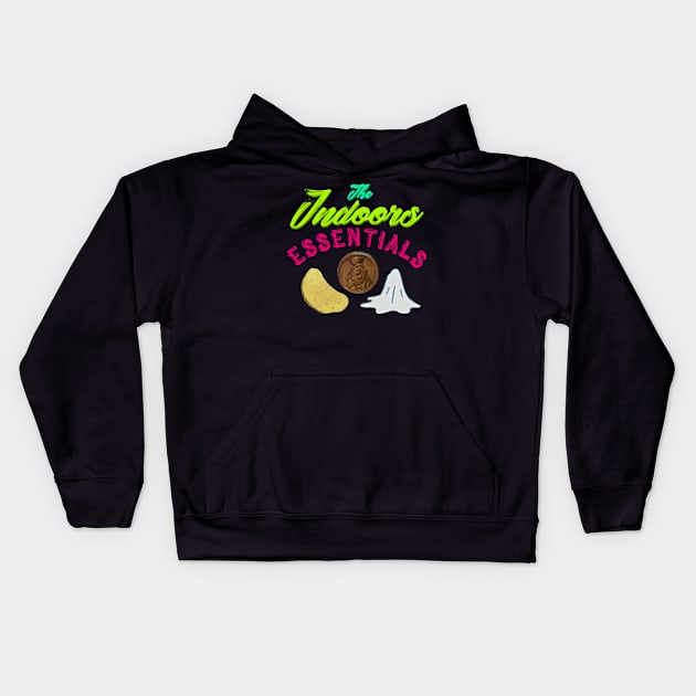 Indoor Essentials Kids Hoodie by tduffyworld